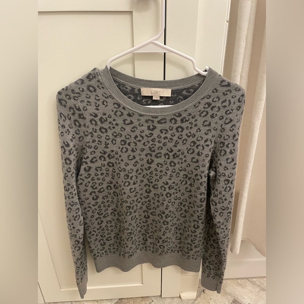 LOFT Leopard Sweater